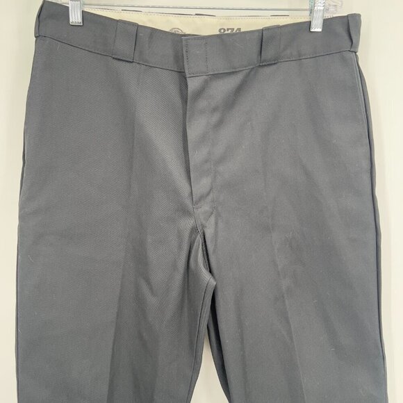 Dickies 874 Original Fit Work Pants Black Mens 38x32 NWT - Picture 2 of 12